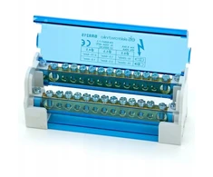 ELS Elektrotechnika Blok rozdzielczy mostek na szynę TH listwa 2x15 (BR8215)
