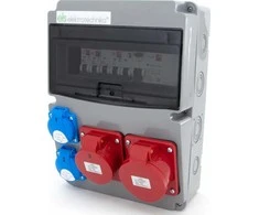 ELS Elektrotechnika Konstrukciniai skirstomieji įrenginiai 32A/5P + 16A/5P + 2*GS 230V + apsaugos + diferencialas, 11NO22C11C1F