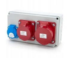 N120 Pastato skirstomoji skydinė 2*16A/5P + 1*GS 230V, sieninis korpusas, ELS Elektrotechnika, N120