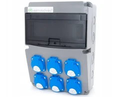 Els Elektrotechnika 11NO600 Konstrukcinis skirstomasis įrenginys 6*GS 230V, korpusas montuojamas į sieną, laidinis, neįrengtas, langas 11M, 11NO600