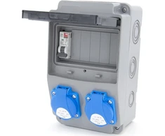 Els Elektrotechnika 6NO21C00 Statybinis skirstomasis skydas, sodas 2*GS 230V + apsaugos, 6NO21C00