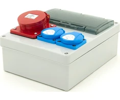 Els Elektrotechnika 8NO210 Konstrukcinis skirstytuvas 16A/5 + 2*GS 230V, sieninis korpusas, neįrengtas, 8NO210