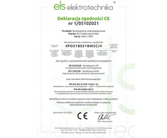 Els Elektrotechnika 4NO21B21B0 Statybiniai skirstomieji įrenginiai Mikołajki 2*16/5 + 2*GS + apsaugos, sieninis korpusas, 4NO21B21B0