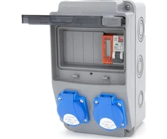 Els Elektrotechnika 6NO21C00L Konstrukcija, sodo skirstomasis skydas 2*GS 230V + apsaugos + sertifikuotas MID matuoklis, 6NO21C00L
