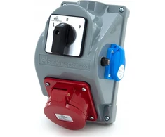 Els Elektrotechnika N1T01-01 Konstrukcinis skirstomojo skydo tipas COMBOPOL 32A/5 + GS 230V + 0-1 jungiklis, sieninis/paviršinis korpusas, N1T01-01