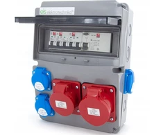 Els Elektrotechnika 11NO42C11C1F Konstrukciniai skirstomieji įrenginiai 32A/5P + 16A/5P + 4*GS 230V + apsaugos + diferencialas, 11NO42C11C1F