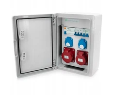Els Elektrotechnika N21B11B1ABS Konstrukciniai skirstomieji įrenginiai 32/5 + 16/5 + 2*GS 230V + apsaugos, rakinamas ABS IK10 IP65 korpusas, N21B11B1ABS