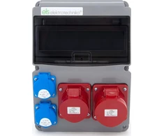 ELS Elektrotechnika Statybinis skirstomasis skydas 32A/5P + 16A/5P + 2*GS 230V, 11NO211