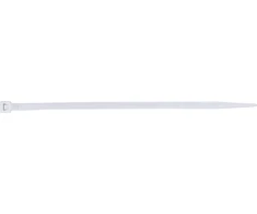 Tvirtinimo dirželis Elematic, 4,5 x 200 mm, baltas