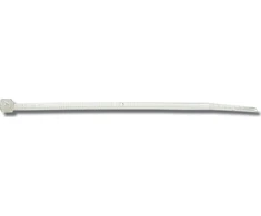 Tvirtinimo dirželis Elematic, 2,5 x 98 mm, baltas