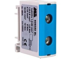 EM Group 1 bėgių kelio jungtis 1,5-50 mm2 pilkai mėlyna EURO (606050)