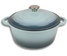 Bez Marki Emaliuotas ketaus puodas HAGE 4L 24 cm jūros druska Indukcinė dujinė orkaitė