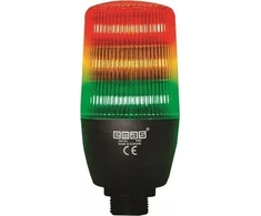 Emas Daugiafunkcinė trijų spalvų LED signalinė kolonėlė su garsiniu signalu, 55mm, PLC, 24V AC/DC T0-IF5T024ZM05
