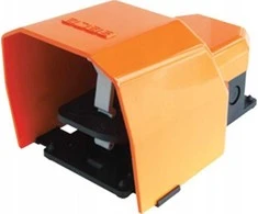Emas Kojinis jungiklis su metaliniu dangteliu 1NO+1NC oranžinis T0-PDKS11BX10T