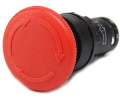Emas Valdymo mygtuko monoblokavimas be grįžtamo raudonojo 1Z 1R (T0-MB102E)