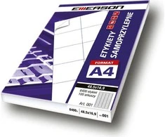 Emerson Lipnios etiketės Emerson 70X36 BIA '100