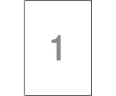 Emerson Lipnios etiketės 210x297mm EMERSON 027 QCT eta4t210x297we baltas 1000 lapų*1vnt.