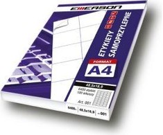Universalios etiketės Emerson 70x17 A4 Baltas A100