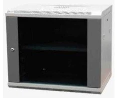 EMITERNET Atskira pakabinama spintelė 19" 12U, skardos/stiklo durys, 600×450×635mm plotis/gylis/aukštis EM/AP6412