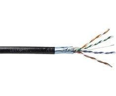 „EmiterNet“ kabelis, lauko sąlygoms, geliu užpildytas FTP (F/UTP), cat.5e, laidas 4x2x0.5 PE+GEL