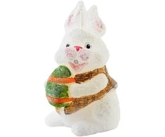Emkl Mondex žvakė BUNNY figūrėlė 10x13cm balta