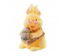Emkl Mondex Candle BUNNY figūrėlė 10x13cm geltona