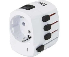 Emos Adapteris kelioninis World Travel Pro+ 100V-250V 10A (P0056)
