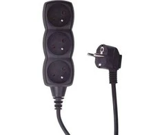 Emos 3 - Bay Extender iš / ant 5m / H05V-F 3G1 / juodas (PC0315)