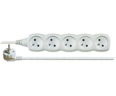 Nezatříděno Emos 5 lizdas iš 10m / H05VV-F 3G1 / balta (P0510)