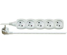 Nezatříděno Emos 5 lizdas iš / ant 2m / H05V-F 3G1 / balta (P0512)