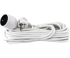 Emos 1 baltas lizdas 10m (P0110)