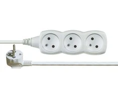 Nezatříděno Emos 3 mm baltos spalvos lizdas (P0317)