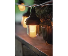 Emos Vakarėlių grandinėlė 10x 10 LED permatoma 4,5 m vintage P44 DCPV01
