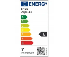 Emos LED lemputė GU10 230V MR16 7W 806lm, neutraliai balta, 4000K, 100°