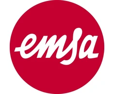 Emsa Emsa Clip&amp;Close Glass Food Container 850 ml raudona
