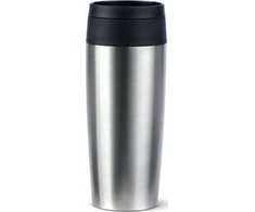 Emsa TRAVEL MUG Classic Thermo Mug (stainless steel, 0.36 liters)