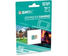 Atminties kortelė Karta Emtec mSD 512GB UHS-I U3 V30 A1 EXPRESS (Switch 2)