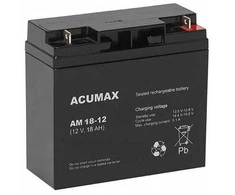 BATTERY 12V 18AH VRLA/AM18-12 ACUMAX EMU