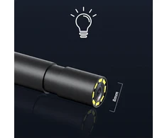 Endoskopinė vamzdžių apžiūros kamera dirbtuvėms su IPS ekranu, USB-C, 5m, T42 Zenwire