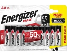Energizer 16x Bateria Energizer MAX AA LR6 /16 eco kaina 16szt.