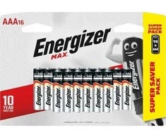 Energizer Max AAA / R03 baterijos, 16 vnt.