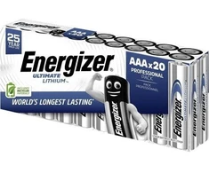 Energizer Ultimate Lithium L92 Micro AAA baterijos 20 vnt.