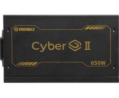 650W „Enermax“ maitinimo šaltinis 650W „CyberG II 80+ Gold“ Juodas be modifikacijų