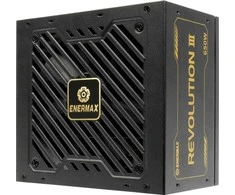 650W Enermax maitinimo šaltinis 650W Revolution3 80+ Gold Juodas FULLMOD