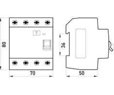 E.NEXT RCD 4P 63A 30mA (P003020)