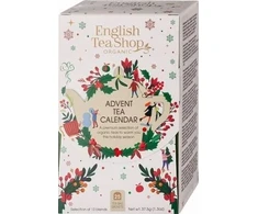 English Tea Shop Angliškos arbatos parduotuvės Advento kalendorius Angliškos arbatos parduotuvė, Baltasis Advento kalendorius, Advento kalendorius, 25 paketėliai