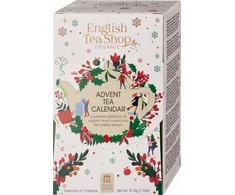 English Tea Shop Angliškos arbatos parduotuvės Advento kalendorius Angliškos arbatos parduotuvė, Baltasis Advento kalendorius, Advento kalendorius, 25 paketėliai