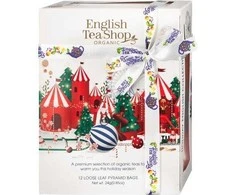 English Tea Shop Šventinis baltos prizmės arbatos rinkinys 12 piramidžių