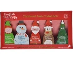 English Tea Shop Kalėdinis arbatos rinkinys Kalėdų eglutės pakabukai (10x2) EKOLOGIŠKA 20 g