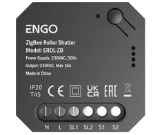 „ENGO Controls EROL-ZB“ – „ZigBee“ roletų valdiklis, skirtas „ENGO Smart“ įleidžiamajai sistemai